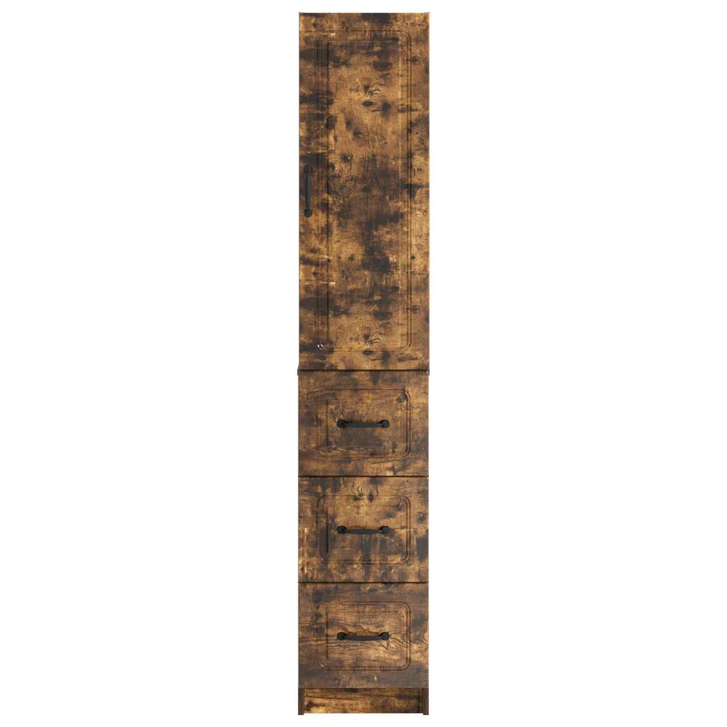 2 Piece Cabinet Set Smoked Oak 33 x 34.5 x 87 cm