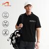 Guirenniao Men's Summer Breathable Golf Polo T-Shirt