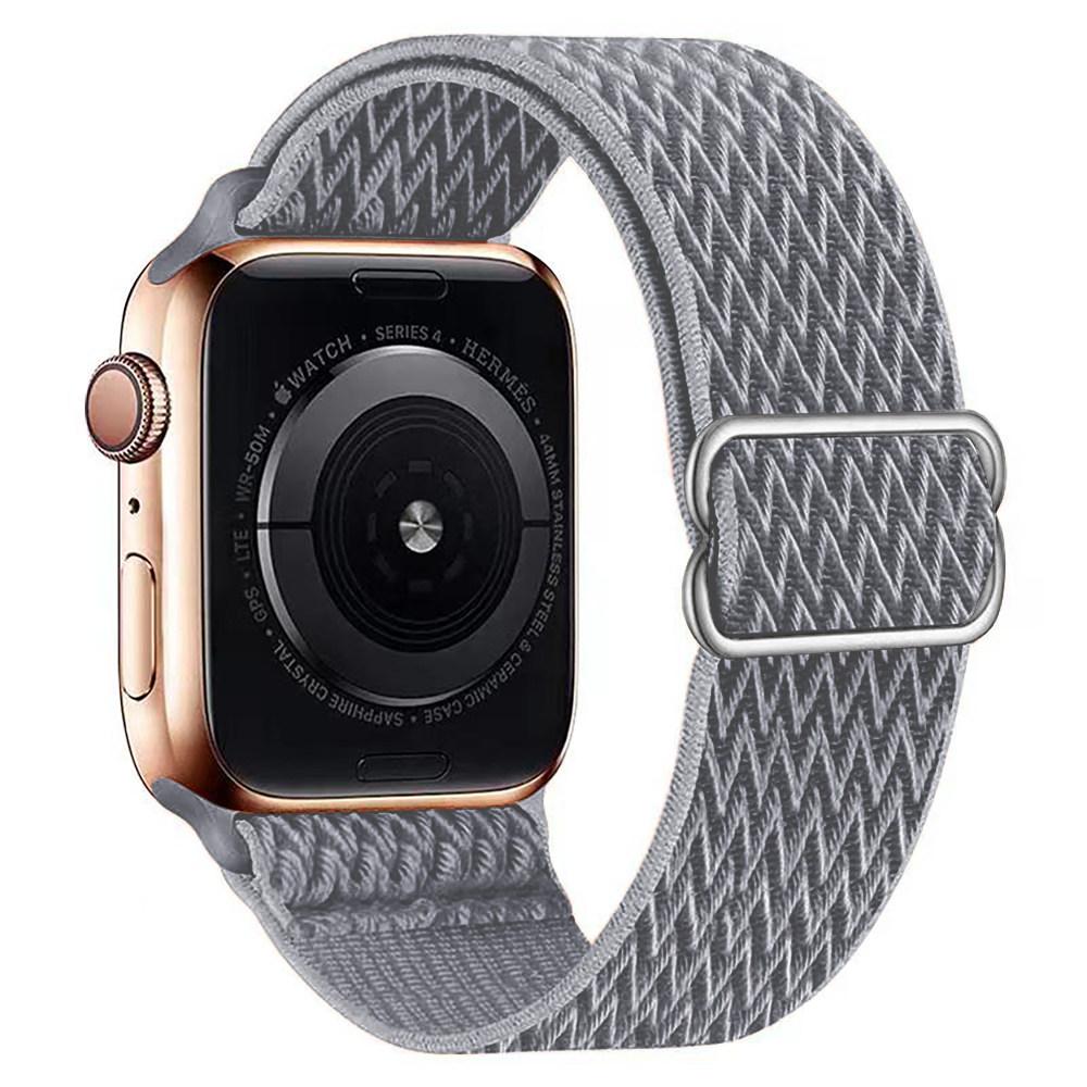 Stretchy Nylon Band for Apple Watch Series 11 10 Ultra 3/2 SE 42mm 38mm 46mm 41mm 45mm 49mm Adjustable Sport Strap for Women Men