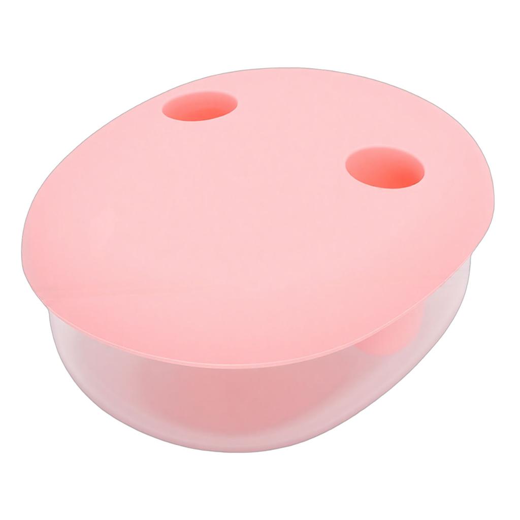 Contenitore Snack 2 in 1 Senza Sporco   Scatola Snack Ermetica per Alimenti con Coperchio a Dita Tieni le Mani Pulite