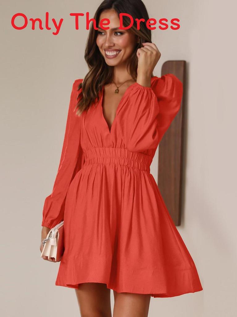 Polyester Pleated Dress With Ruffle Details For Elegant Office Wear