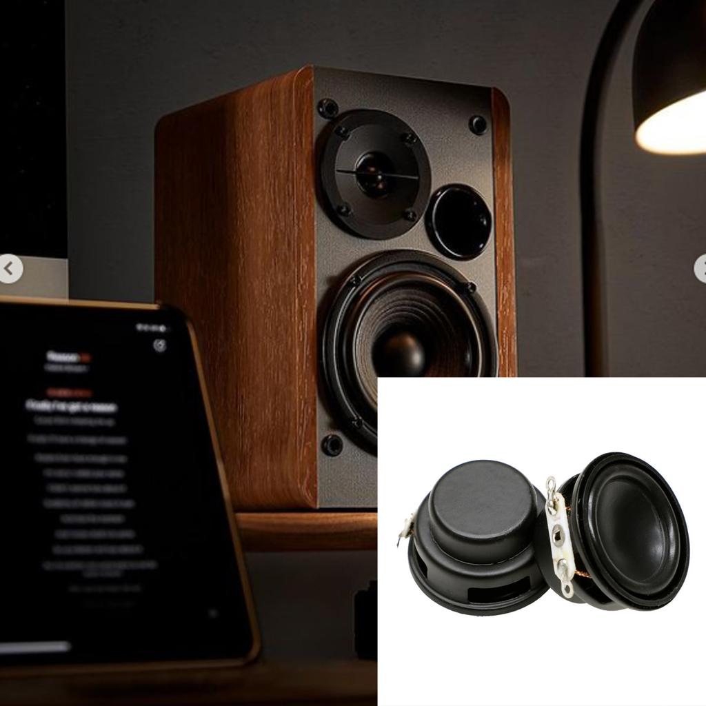 3W 27mm Aluminum Cap Bass Subwoofer Speaker 4Ohm Sound Music Speaker Woofer Loudspeaker For Multimedia Home Theater