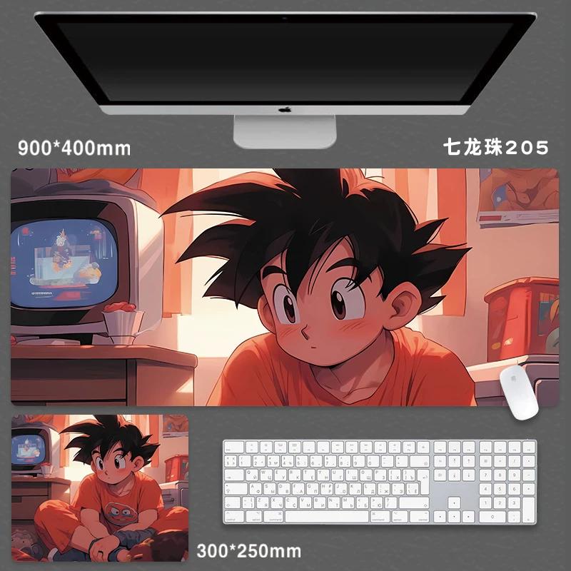 High Quality Japanese Animation Seven Dragon Ball Mouse Pad Oversized Boys Animation Two-dimensional E-sports Game Computer Keyboard Student Desk Pad