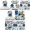Astronaut Space Theme Birthday Party Decorations With Paper Flags And Balloons For Kid