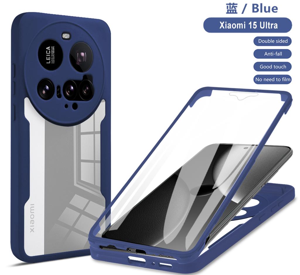Funda For Xiaomi 15 Ultra Case 360 Full Protection Cover For Xiaomi Mi 15 Xiaomi15 Ultra Clear Screen With Silicone Bumper Coque
