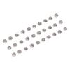 30pcs Dental Orthodontic Bondable Stainless Steel High Adhesive Strength Dental Care Buccal Tube