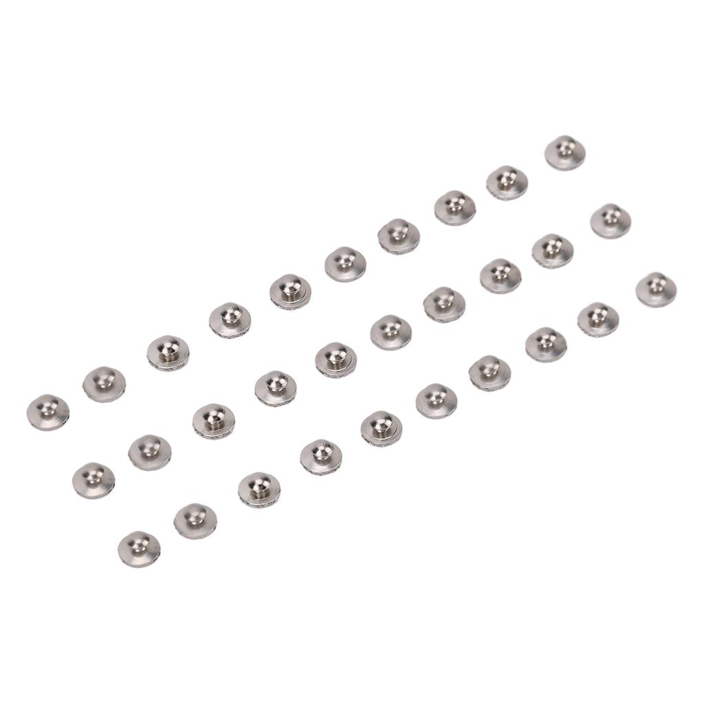 30pcs Dental Orthodontic Bondable Stainless Steel High Adhesive Strength Dental Care Buccal Tube