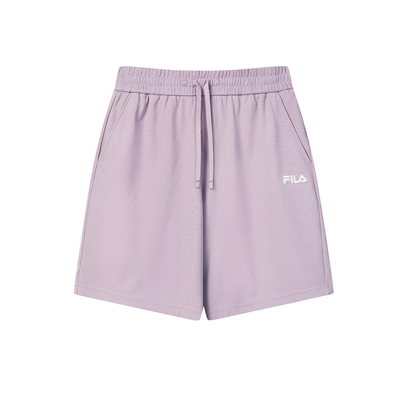 FILA Original Fashion Simple Classic Retro Sports Versatile Comfortable Moisture-Wicking Loose Knit Five-Point Casual Shorts Men shorts F51M629602FPR S