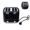 4 scheibe Brot Toaster Multifunktions Anpassbare Toast Schatten Edelstahl Toaster Frühstück