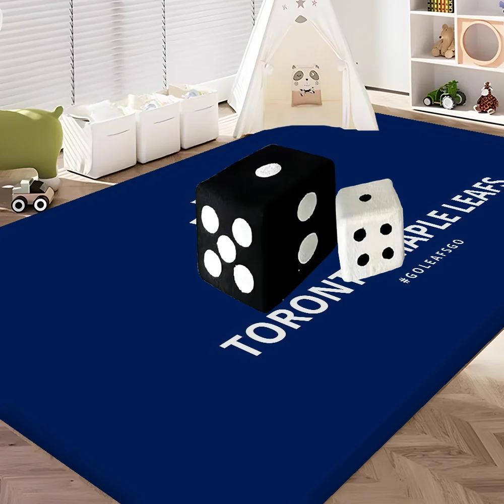 T-Toronto Maple Leafs Zimmerteppiche Retro Multiple Choice Wohnzimmer Küche Teppich Rutschfester Willkommens-Teppich