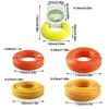 Nylon Grass Rope Round/Star Line Mowing Wire Durable Grass Trimmer Rope  for Brush Cutter Strimmer