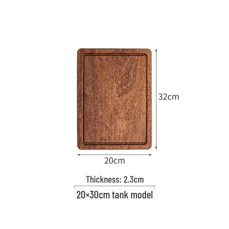 ZISIZ Sapele Steak & Cooked Food Serving Board
