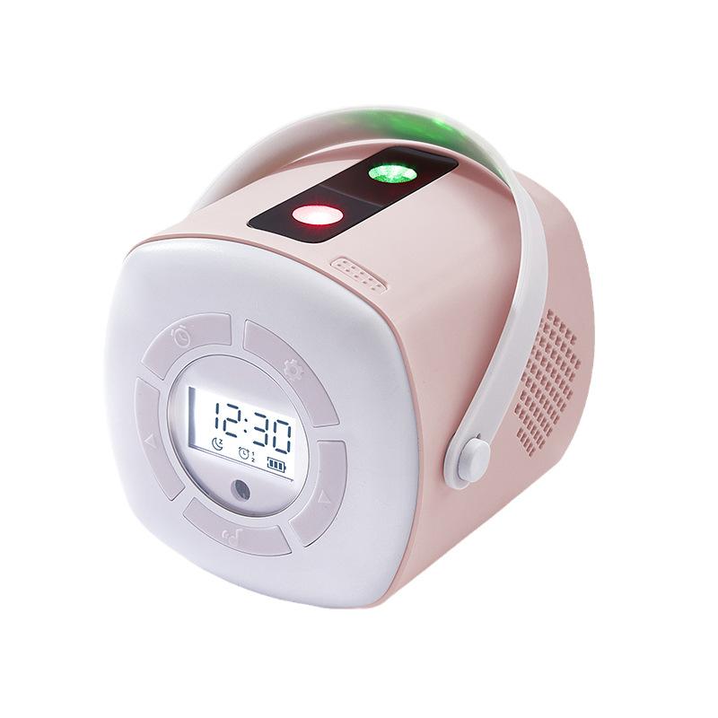 

Многофункциональный будильник с проекцией звездного неба, звездное небо, креативный подарок для детей, проекционная лампа с дистанционным управлением розовый