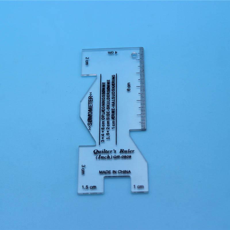 1Pcs Splicing Ruler Multi-function for Garment Proofing DIY Patchwork Ruler Measuring Supplies Transparent Sewing Tool Accessory