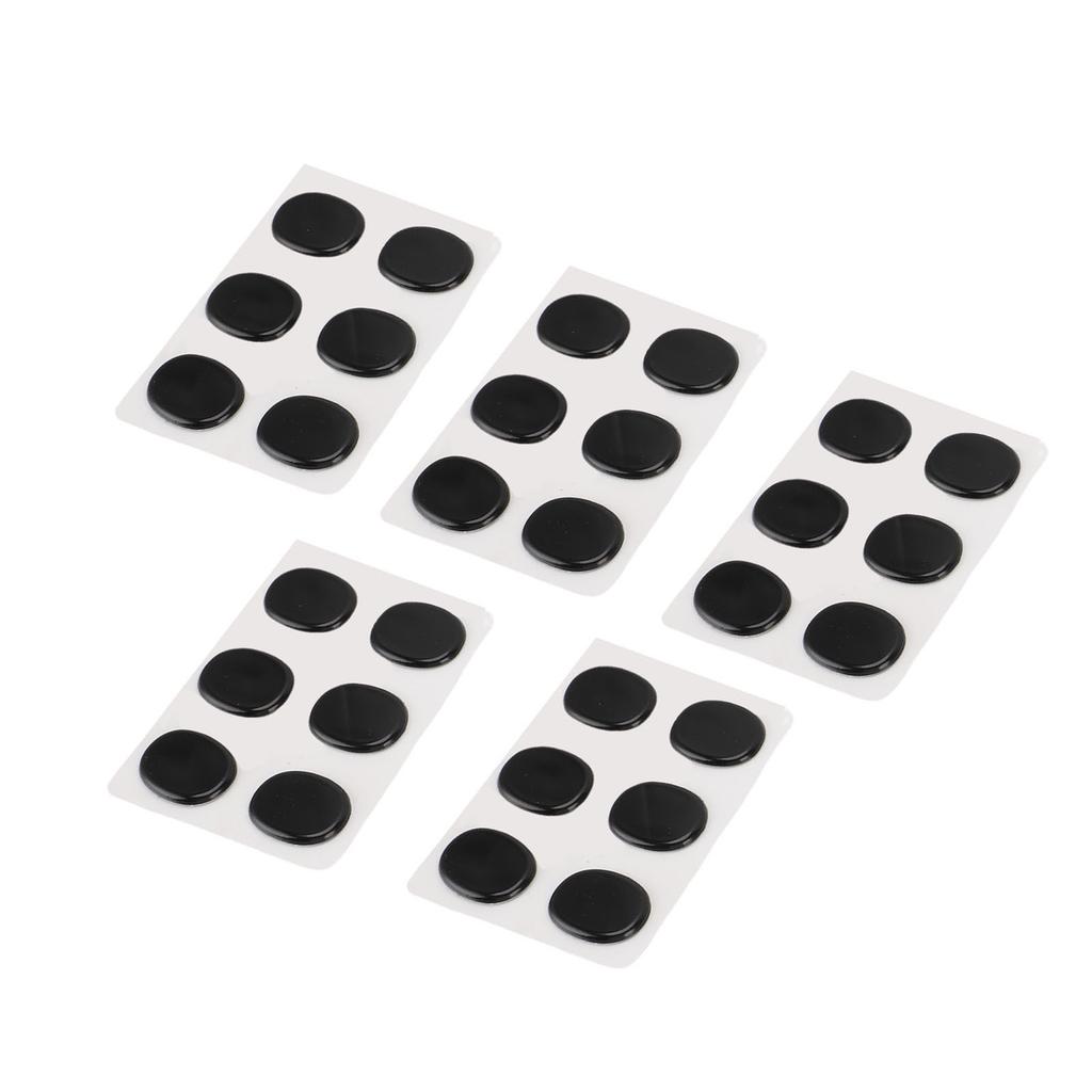 30 Pcs   Gel Pad Self Adhesive Soft Silicone Muffling Gel Pads   Dampeners for   Control
