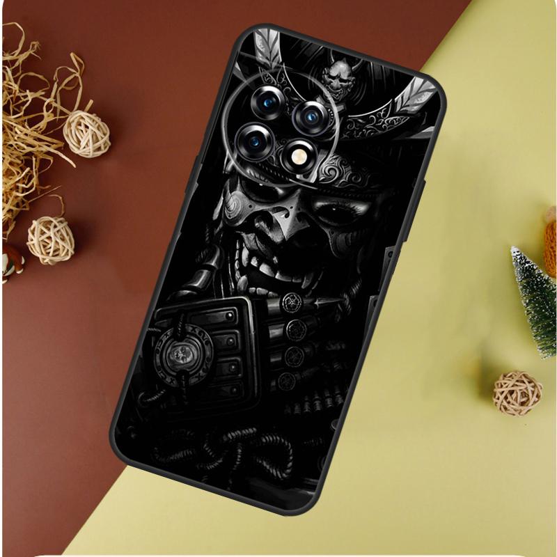 Japanese Samurai Warrior For OnePlus 13 13R 12 12R 11 9 10 Pro 8T 9RT 10T 10R Nord 4 CE 2 3 Lite N20 N30 Phone Case