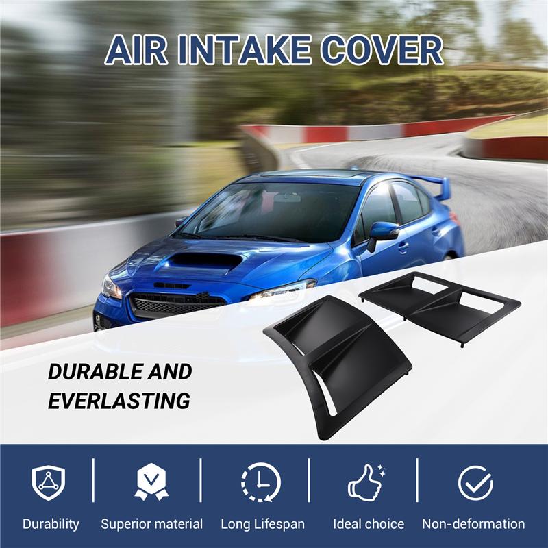 Car Rear Side Vent Fender Intake Cover Fit For SUBARU WRX STI 4Th 2015- A