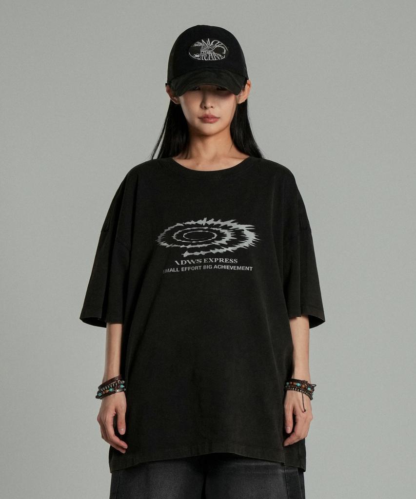 IDWS Swift Symbol Dying T-Shirt Black
