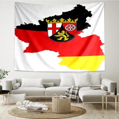 Germany Flag And Map Tapestry Room Decoration Wall Hanging for Living Room Bedroom, Dormitory, Birthday and Christmas Gifts