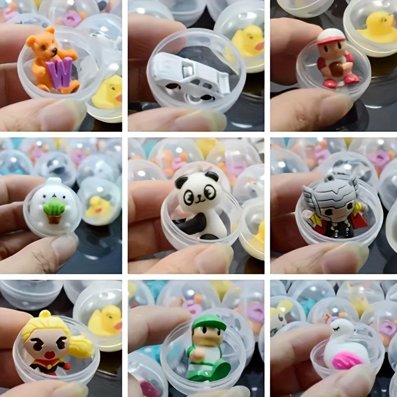 20pcs Novelty Fun Surprise Toy Set Eggs Capsule Playthings Puppet Models Ideal For Birthday Gifts Christmas Holiday Party Favors