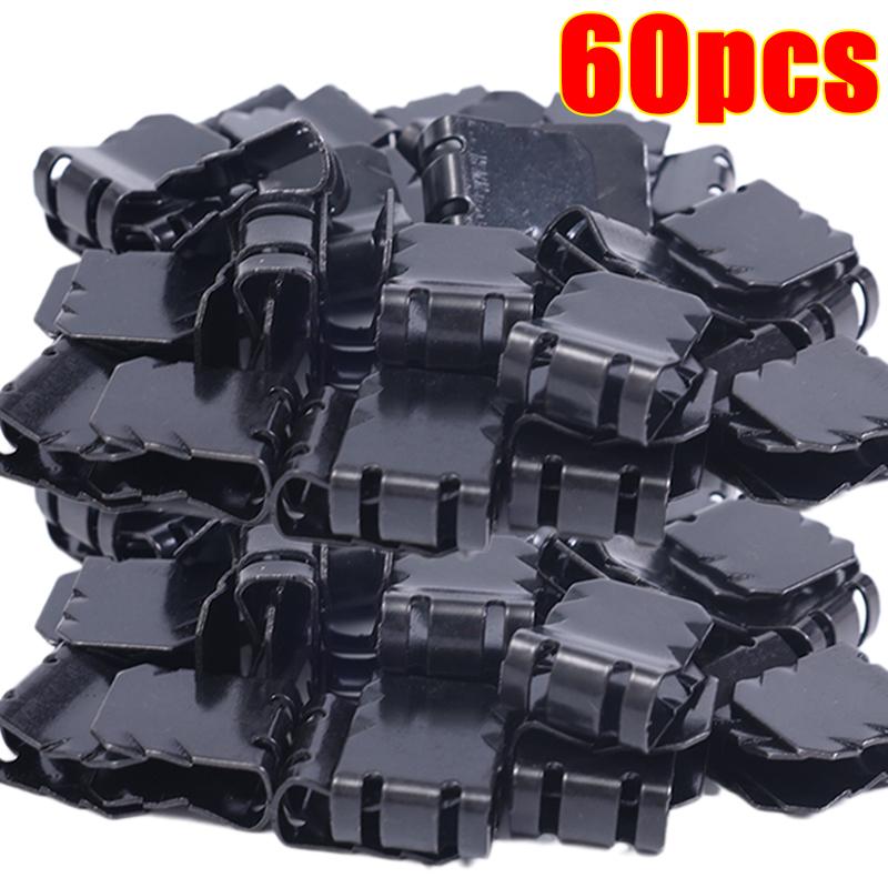 Car Fender U-shaped Fixing Clips Auto Engine Guard Buckle Clamp Motorcycle Truck Mudguard Metal Fixed Buckle Fastener Iron Parts