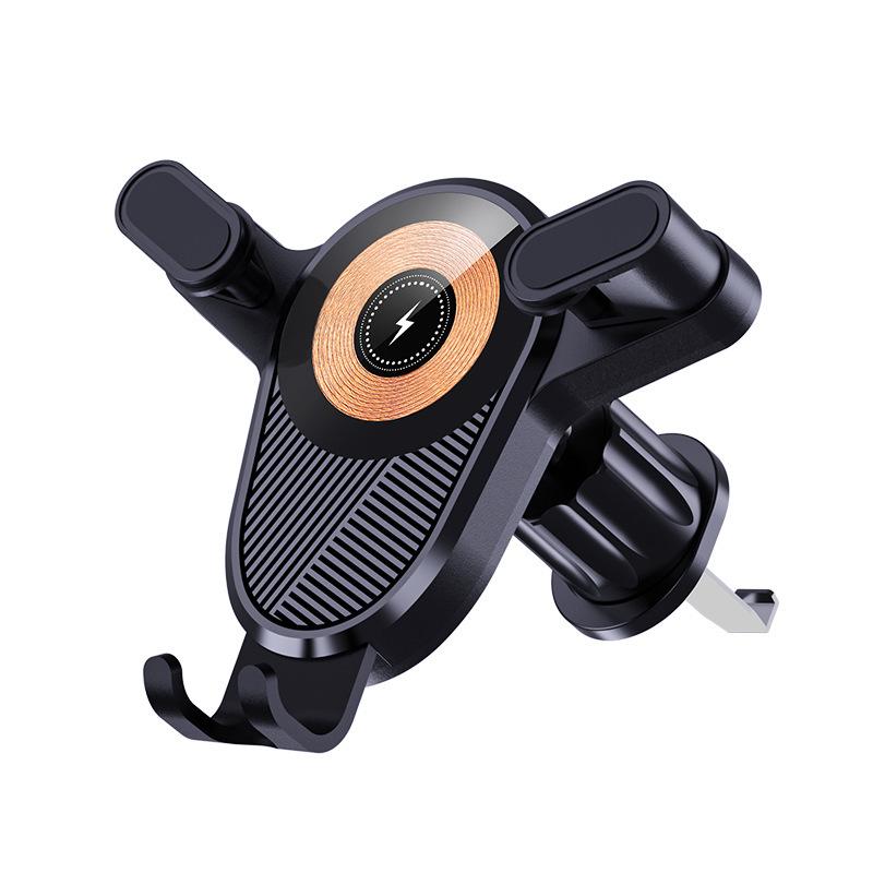 360° Rotating Wireless Charging Car Phone Mount for Air Vent & Dashboard.