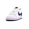 Nike Court Borough Low 2 GS Blanco Azul Real Profundo Zapatillas para Niños Rojo Universitario BQ5448-113