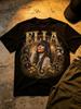 Men's & Women's Langley Music Fans ELLA Saddle Song Unisex 100% Cotton T-Shirt, Soft, All Season Casual Streetwear Essential, All-