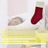 Holiday Stocking Large Capacity Knitted Sock For Christmas Gifts Elegant Reusable Festival Home Decoration