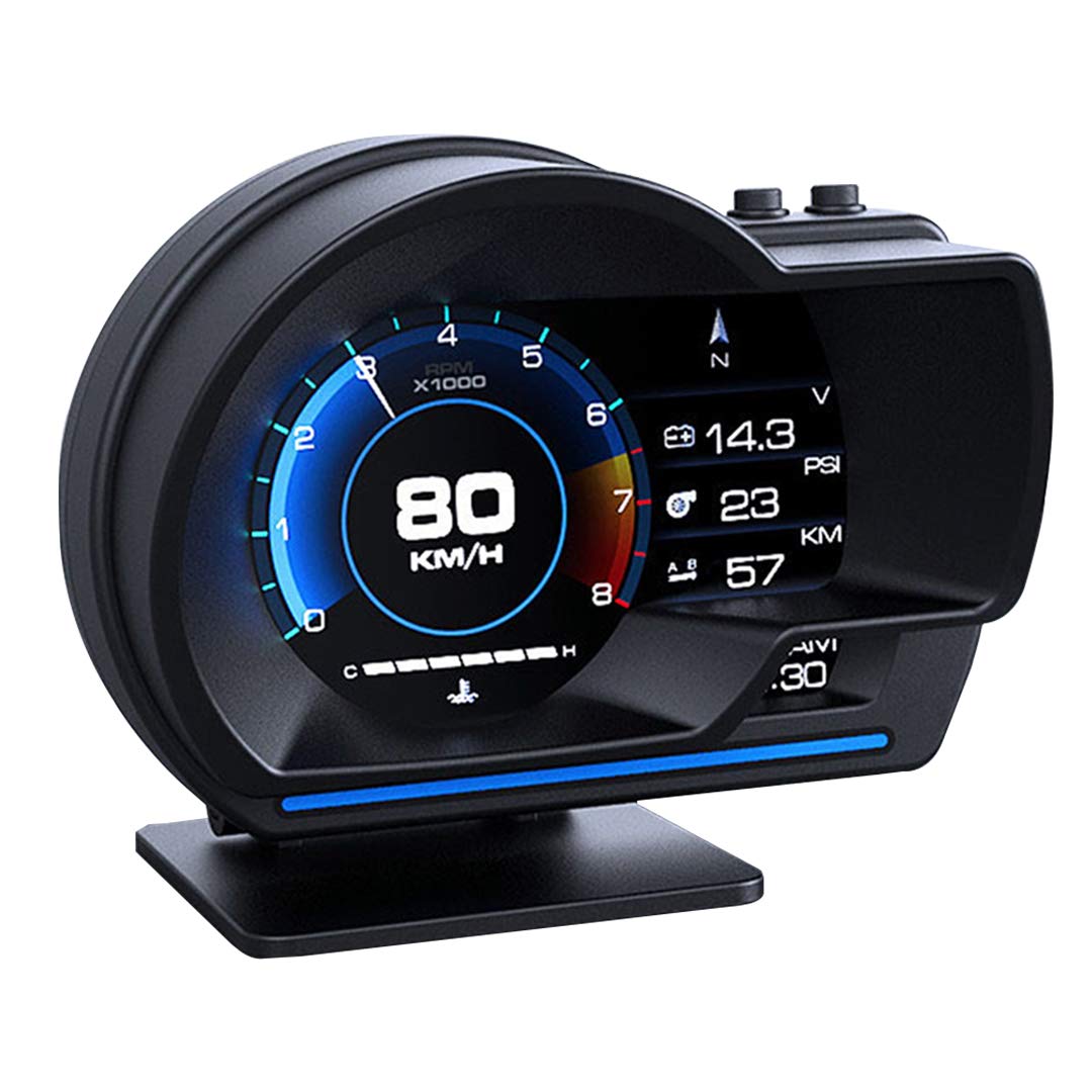 

ACECAR OBD2+GPS Mode Head Up Display Speedometer Fault Diagnosis Read ECU Data Improved Display Warning Function