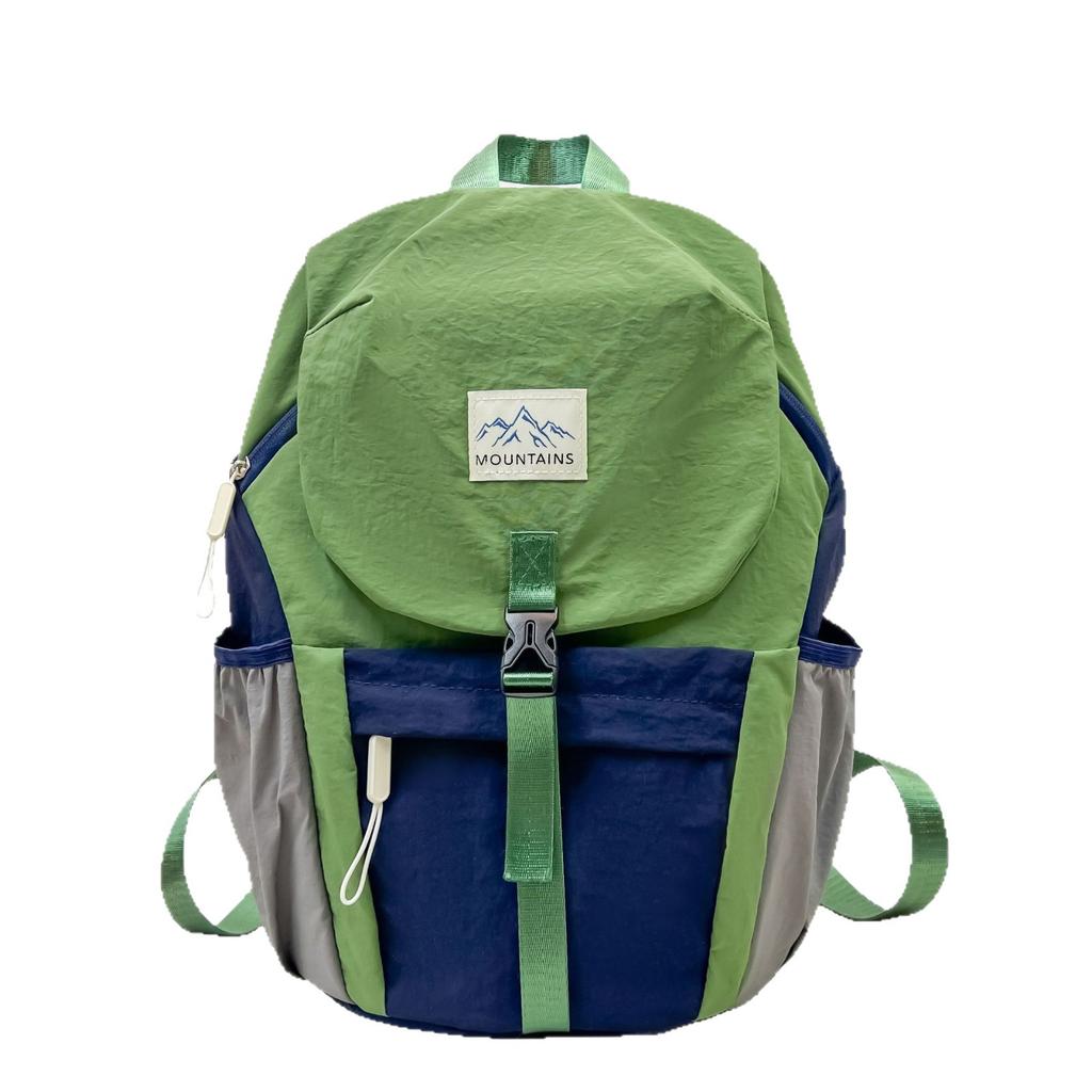 Schoolbag Sports Outdoor Mountaineering Bag New Contrast Color Versatile High Value Backpack Mountain Lightweight Hiking Backpack