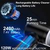 Cordless Handheld Vacuum 8000Pa 2 In 1 Air Blower Mini Car Cleaner Rechargeable