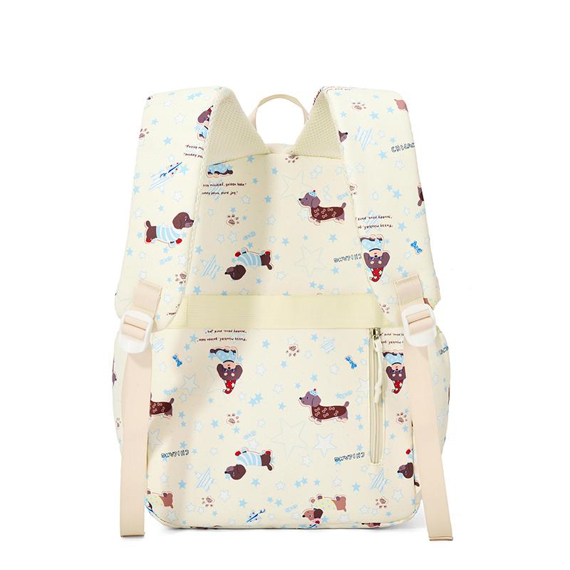 Printed Junior High School Student Backpack Waterproof Large Capacity Schoolbag Women's Backpack