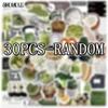 10 30 60Pcs Fresh Olive Green Ins Style Stickers Aesthetic Decals Toy Guitar Bicycle Laptop Luggage Car Graffiti Kids Sticker