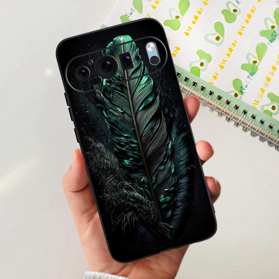 

For Google Pixel 9 / Pixel 9 Pro Fashion Dragon Metal Style Black Silicon Case For Google Pixel9 9Pro Soft TPU Phone Cases Google Pixel 9 Pro