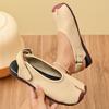 Fashion Summer Fashion Soft Leather Split Toe Women Flats Casual Comfortable Low Heeled Wedges Sandals Slingbacks Tabi Ballet Shoes