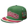Suriname Flat Brimmed Cap Custom Name Number Logo Hip-hop Hat Nation Flag Dutch Sranan Sarnam Sur Country Print Photo Headgear