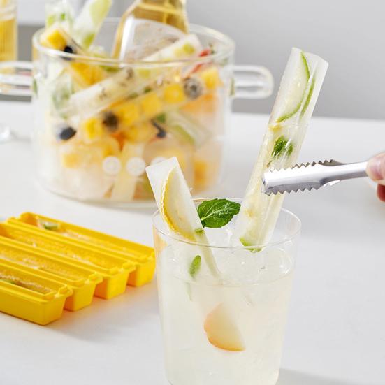 Ice Cube Mold French Fries Ice Tray for Freezer BPA Free Creative Popsicle Maker Magnetic DIY Kitchen Tools