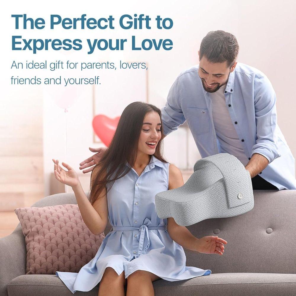 Solid Color Knee Pillow Adjustable Strap Leg Positioning Pillow  Relieves Hip and Leg Pain