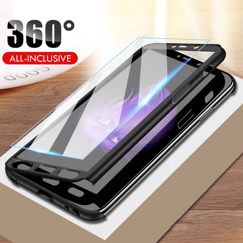 Buy 360 Full Cover Phone Case For Samsung iPhone Huawei Xiaomi Hard PC