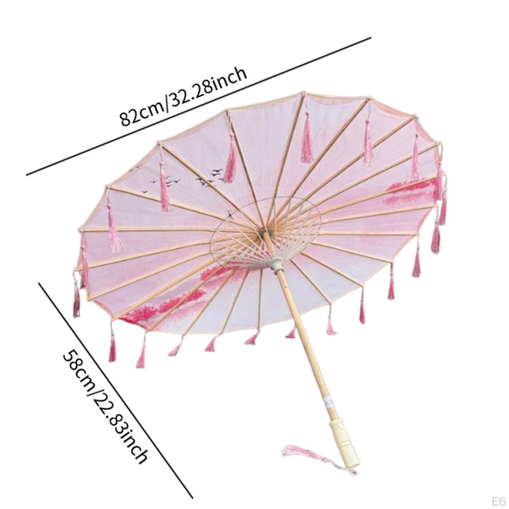 Ancient Dance Umbrella 32" Chinese Oiled Paper for Party