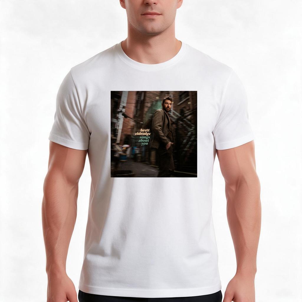Songs About You TShirt Summer Casual Cotton Tee Oversized Streetwear Tops Vintage Graphic Print Loose Fit Short Sleeve