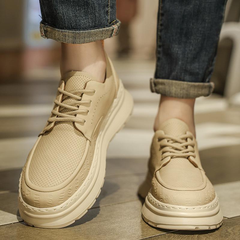 Lightweight and comfortable low-top thick-soled light luxury casual shoes Original niche outdoor street skateboard shoes