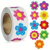 500pcs Glittering Floral Pattern Sticker Christmas Gifts Decoration Label for Encouragement Stationery Stickers