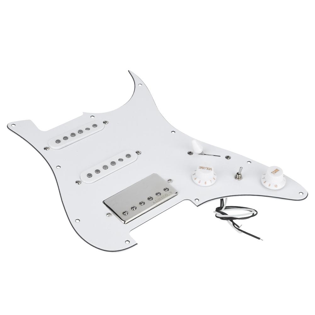 SSH Loaded Prewired Double Coil Pickups Pickguard Electric Guitar Instrument Accessories