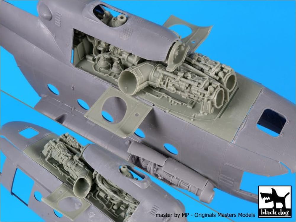 Black Dog Mil Motor Plastmodell Deler HAUA48188 1/48 Mi-8 (for Zvezda)