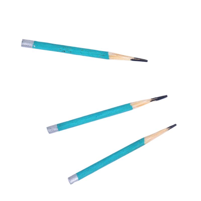 10Pcs Dollhouse Miniature Colored Pen Mini Pencil School Supplies Model Kid Pretend Play Toy Home Decor