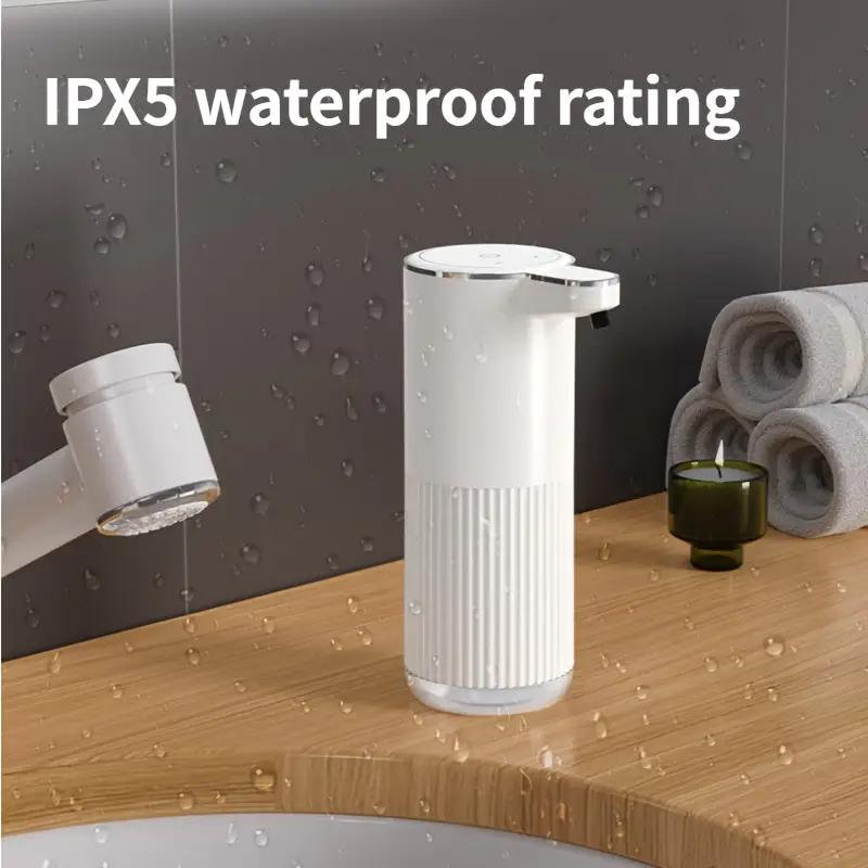 360ML Countertop Or Wall-Mounted IPX5 Waterproof 4-Levels Adjustable Foam/Gels Electric Infrared Automatic Sensor Soap Dispenser