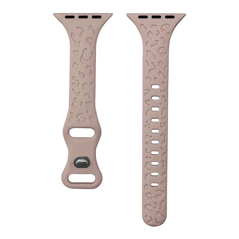Engraved Strap For Apple Watch Bands 40mm 44mm 41mm 45mm 46 49mm Slim Silicone Bracelet Iwatch Series 9 8 7 3 Ultra 2 Se 10 Band