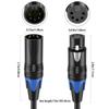 Durability 5Pin XLR Y Splitter 5Pin XLR Cable For Quality Music Signal Transfer Mic Cord for Mixing Console Industrial